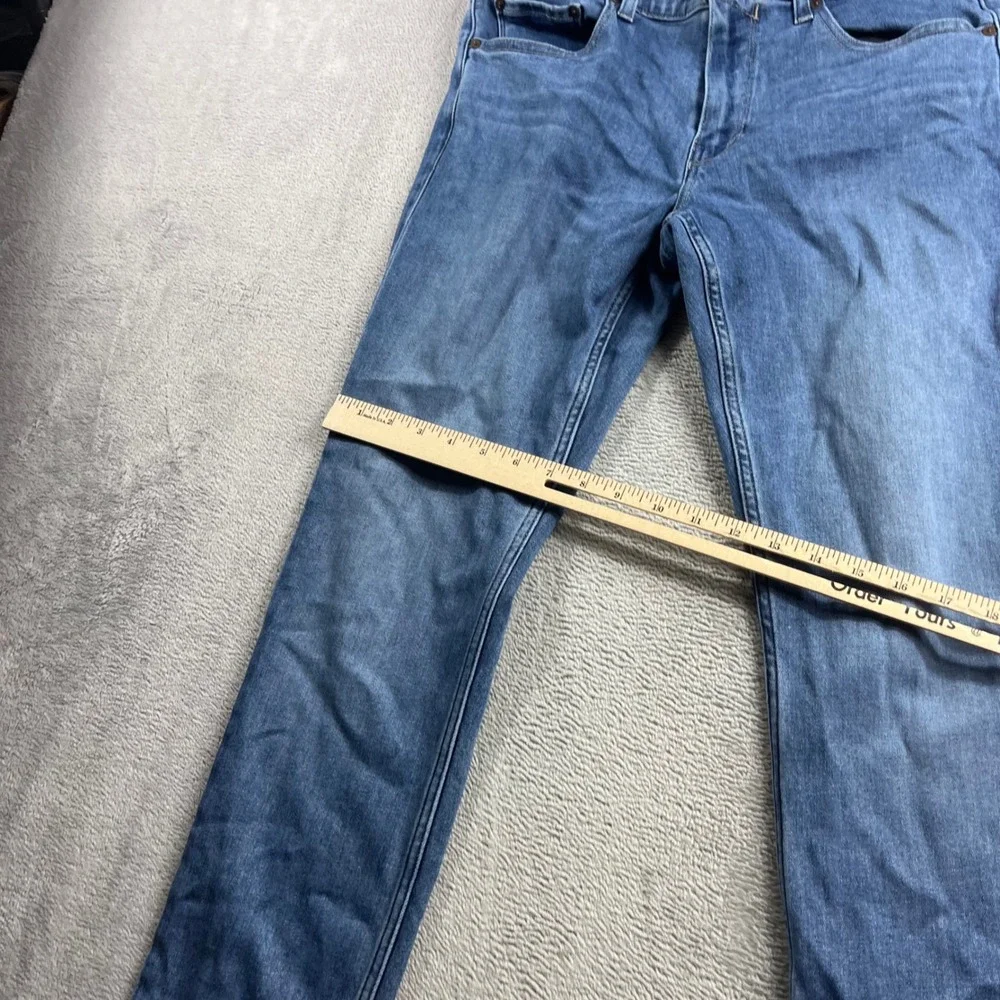 Paige Lennox Slim Fit Jeans Mens 32 Medium Blue Stretch Denim